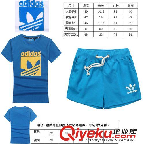 運(yùn)動(dòng)、休閑套裝 2015  夏季新款 時(shí)尚休閑 短T短褲 女士套裝原始圖片2