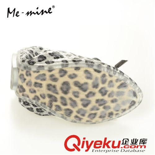 按【款式】分類 豹紋單鞋批發(fā)女新款蝴蝶結(jié)透明底舒適透氣蛋卷鞋一腳蹬松緊休閑鞋