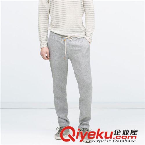 男士下裝 輕薄柔軟~2015男裝春夏季新款潮流男士薄款小直筒 休閑褲