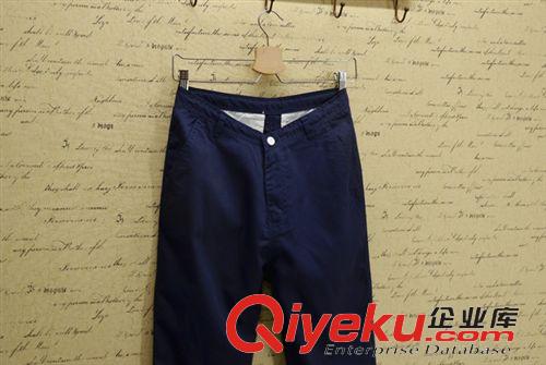 男士下裝 輕薄柔軟~2015男裝春夏季新款潮流男士薄款小直筒 休閑褲原始圖片3