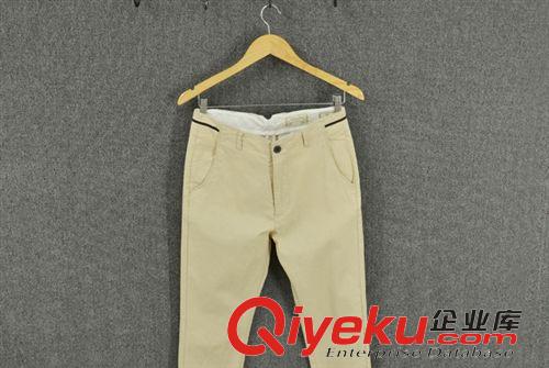 男士下裝 實(shí)用必備2015夏裝新款修身男裝薄款亞麻男士休閑褲  男褲原始圖片3