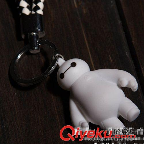 附帶品 純羊皮手工制作2015新款超能陸戰(zhàn)隊(duì)大白公仔bv鑰匙扣汽車(chē)掛鏈原始圖片3