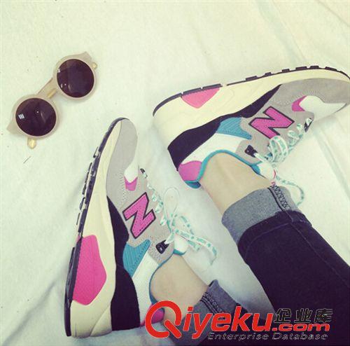 NB N字鞋女鞋男鞋潮情侶運(yùn)動(dòng)復(fù)古內(nèi)增高李小璐跑步鞋NB正品580原始圖片2