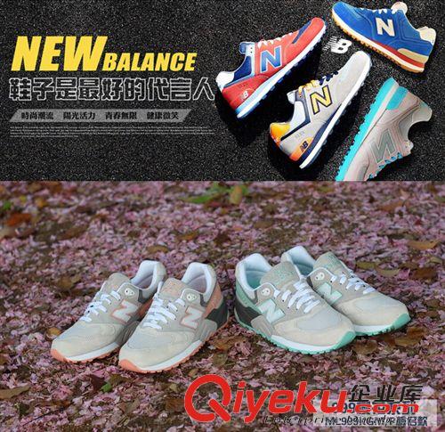 NB 韓版N字鞋男女鞋慢跑鞋內(nèi)增高情侶休閑運動櫻花跑步鞋NBzp999