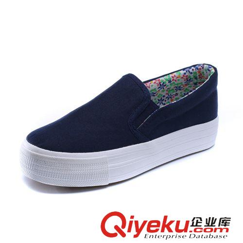 5.9新品 廠家供應批發 百搭時尚女士帆布鞋 學生鞋 韓版套腳女鞋 H802原始圖片2