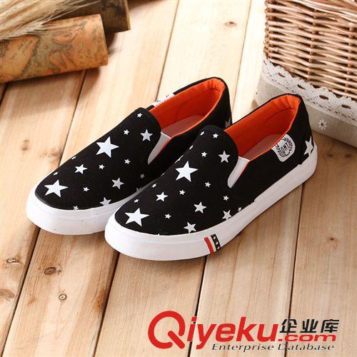 5.9新品 阿里熱賣 廠家直銷 低價出售 韓版休閑時尚套腳女鞋 帆布鞋 B609原始圖片2