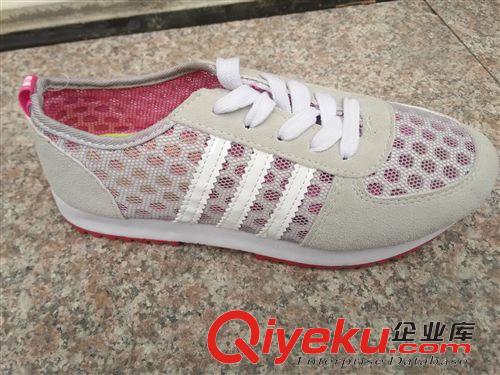 女鞋 女鞋春季新款 時尚網(wǎng)布網(wǎng)紗材質(zhì)潮女款透氣休閑鞋