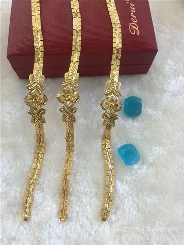 歐幣飾品 2015新款歐幣飾品 黃金愛心手鏈玫瑰手鏈 不褪色韓版仿黃金手鏈