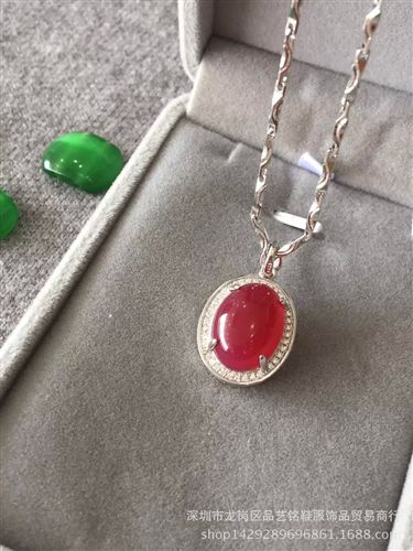歐幣飾品 批發歐幣項鏈 吊墜項鏈 寶石花項鏈鍍金項鏈廠家直銷免費代理代發原始圖片3