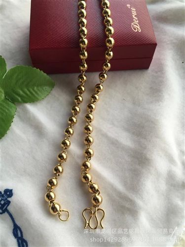 歐幣飾品 霸王金項(xiàng)鏈不掉色黃金項(xiàng)鏈 男士金項(xiàng)鏈 18K鍍金項(xiàng)鏈 仿金項(xiàng)鏈飾品原始圖片3