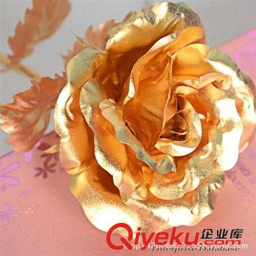 金箔玫瑰 24k金箔玫瑰花 金玫瑰 情人節禮物 創意禮品贈品 廠家直銷