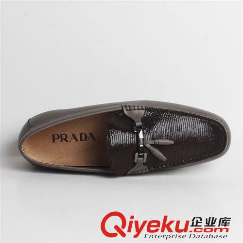 休閑鞋 歐洲站外貿皮鞋 春季英倫復古zp休閑男鞋一腳蹬豆豆鞋懶人鞋潮原始圖片3
