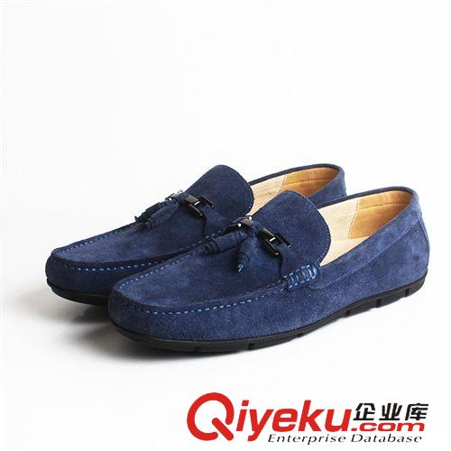 休閑鞋 外貿(mào)男鞋2015春季磨砂反毛zp套腳豆豆鞋歐美英倫休閑鞋懶人鞋潮原始圖片2