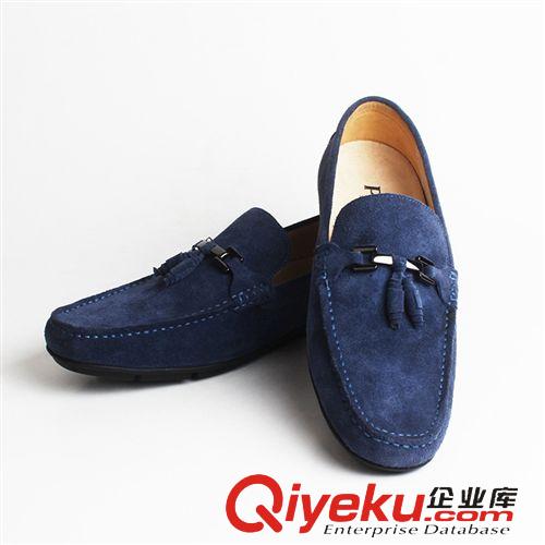 休閑鞋 外貿(mào)男鞋2015春季磨砂反毛zp套腳豆豆鞋歐美英倫休閑鞋懶人鞋潮原始圖片3