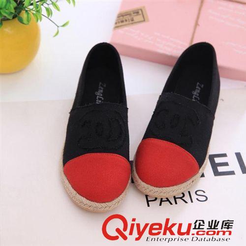新品 個(gè)性時(shí)尚女鞋單鞋女士平底鞋淺口低幫休閑平跟鞋甜美韓版女鞋原始圖片3