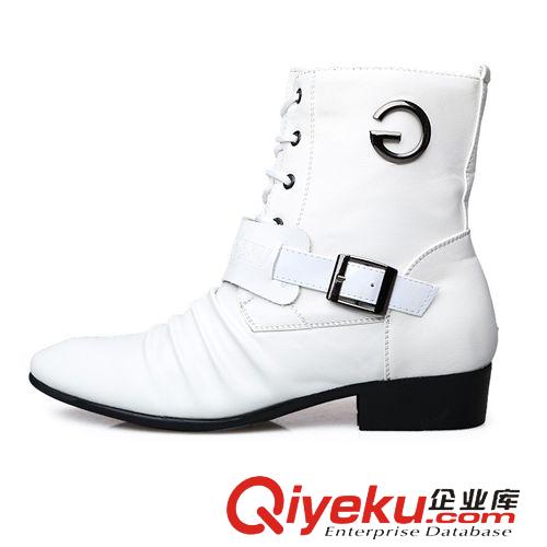 秋冬靴子 秋冬新款高幫男士皮鞋潮鞋休閑鞋 zp時(shí)尚尖頭皮鞋男鞋