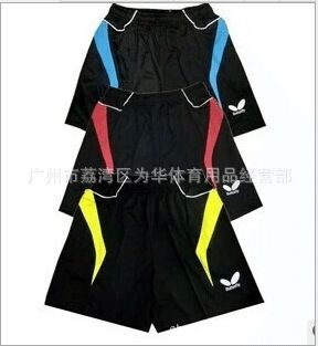 Butterfly蝴蝶運動服 蝴蝶/butterfly男款運動短褲 女款乒乓球短褲 彈力棉料2011原始圖片2