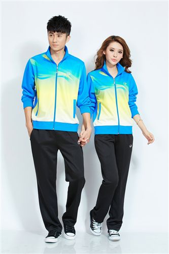 zp世冠 運(yùn)動(dòng)服 {zx1}款巧越羽毛球 網(wǎng)球服裝 運(yùn)動(dòng)服情侶 套裝立領(lǐng)長(zhǎng)袖原始圖片3