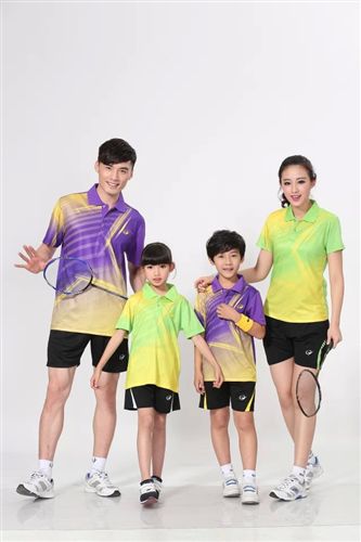 zp巧越 運動服飾 2015新款巧越乒乓球 速干t恤 親子款運動套裝