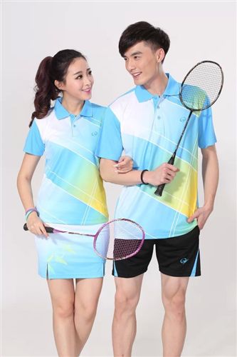 zp巧越 運動服飾 2015{zx1}看巧越 羽毛球速干t恤 情侶運動套裝