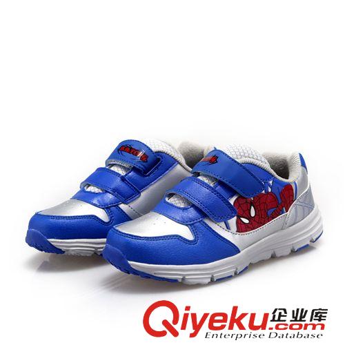 童鞋 新品童鞋批發(fā) 時尚拼色蜘蛛俠潮童運動鞋男 魔術(shù)貼防滑中小童鞋原始圖片3