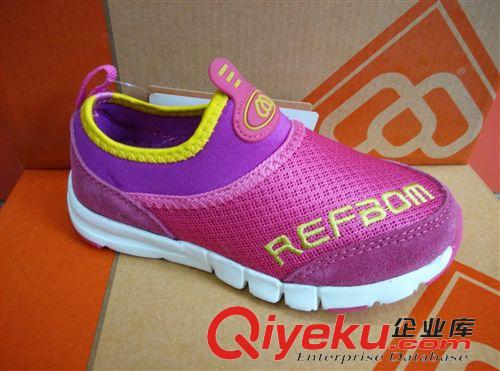 童鞋 供應(yīng)樂(lè)菲寶正品網(wǎng)布透氣一腳登男女童鞋 時(shí)尚休閑小童童鞋原始圖片2