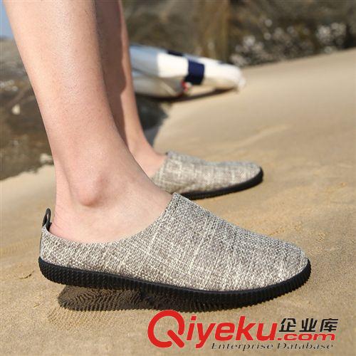 男鞋二區(qū) FH帆布鞋 男式帆布鞋 懶人一腳蹬帆布鞋 平底戶外帆布鞋原始圖片2