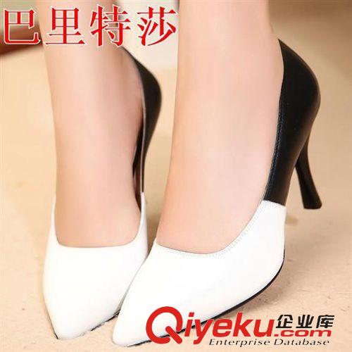 zp單鞋 中跟羊皮單鞋女鞋zp女簡約性感鞋蝴蝶結單鞋英倫上班工作ol女鞋