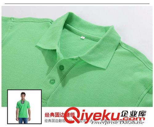 廣告衫系列 夏季純棉男式t恤 男士短袖 珠地網眼文化衫廣告衫定制批發武漢原始圖片2