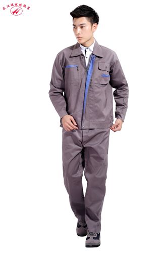 制服類系列 批發(fā)工作服勞保服工程服長袖滌棉紗卡工裝 秋冬裝熱批 廠家直銷原始圖片2