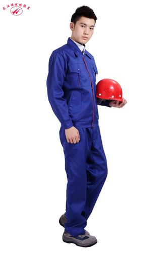 秋冬制服系列 批發(fā)工作服勞保服工程服長袖滌棉細斜紋工裝 秋冬裝熱批 廠家直銷原始圖片3
