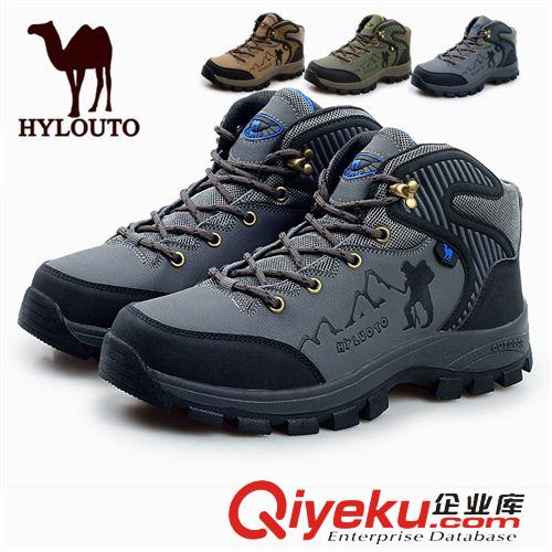 亨宇駱駝登山鞋 批發 新款登山鞋 低幫防水運動鞋 防滑耐磨戶外徒步鞋原始圖片2