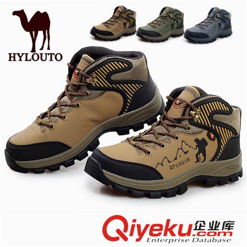 亨宇駱駝登山鞋 批發 新款登山鞋 低幫防水運動鞋 防滑耐磨戶外徒步鞋原始圖片3