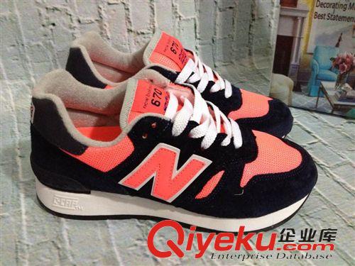 NB 2014新款W670BPL女士豬八革{zx1}配色慢跑鞋36-39 兒童運(yùn)動(dòng)鞋原始圖片3