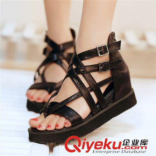 15年五月{dy}波新品 女士涼鞋女夏季新款米亞涼鞋羅馬涼鞋時尚小坡跟女鞋批原始圖片3