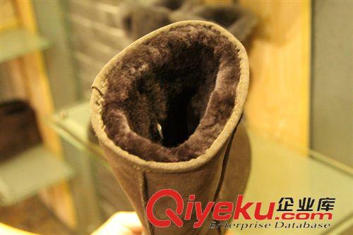 皮毛一體雪地靴 牛皮羊毛雪地靴5815羊皮毛一體 高筒雪地靴女款冬棉靴牛筋底