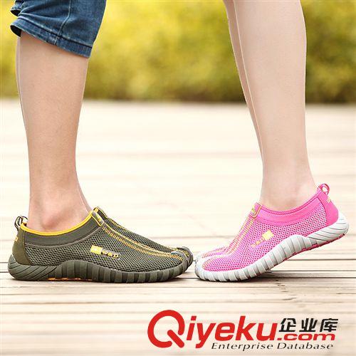 流行女鞋 夏季情侶透氣戶外網(wǎng)布鞋 洞洞 休閑鞋低幫鞋 男女鞋徒步懶人鞋原始圖片2