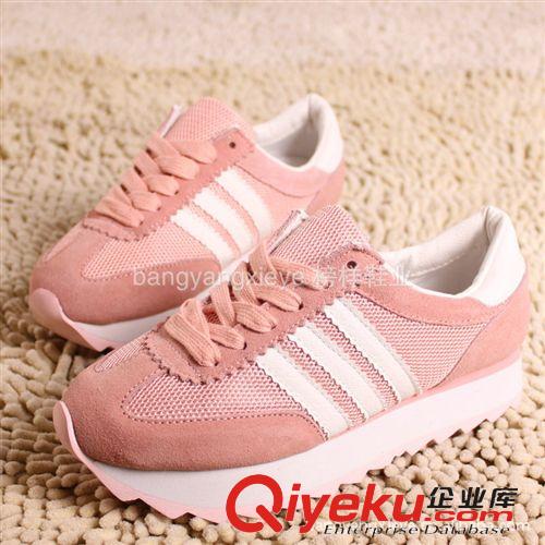 全新清倉 夏季秀時刻低幫女式休閑鞋透氣網(wǎng)布單鞋 厚底松糕鞋增高女鞋代發(fā)原始圖片3