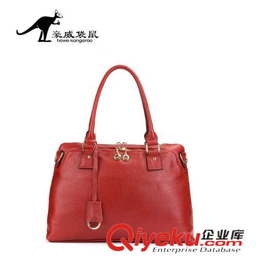 豪威袋鼠 豪威袋鼠新款歐美經典優(yōu)雅女包 時尚真皮女包 6039原始圖片2