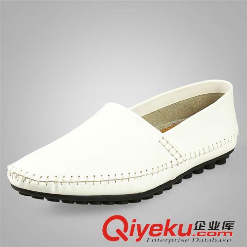 聚億 秋季新款輕便駕車鞋 英倫時尚潮流行牛皮男鞋 日常男士鞋原始圖片2