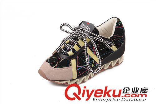 2014秋冬{zx1}款 2014秋冬新品 歐洲站齒輪底低幫休閑鞋看步鞋女鞋子原始圖片3