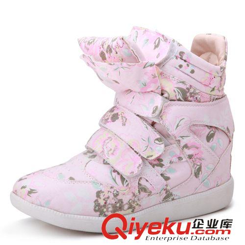 劉嘉玲同款 混批秋冬新款劉嘉玲同款zp豹紋內增高休閑鞋高幫鞋運動鞋女鞋