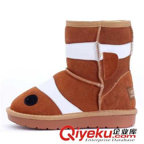 童鞋 外貿(mào)原單 冬季新款百搭俏皮卡通童靴兒童雪地靴批發(fā) 一件代發(fā)