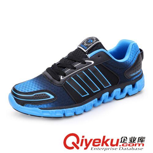 網(wǎng)跑鞋系列 2015新款運動鞋 春夏季全掌氣墊運動鞋男 防滑減震跑步鞋廠家批發(fā)