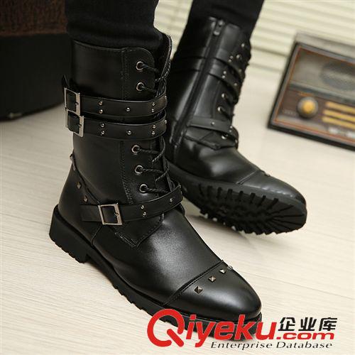 冬季保暖 新品秋冬季男士潮流工裝高幫休閑zp男鞋子保暖馬丁靴批發零售