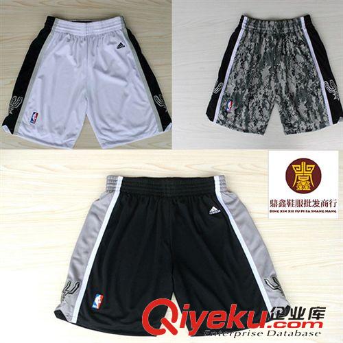 NBA經(jīng)典球衣 現(xiàn)貨NBA球衣批發(fā)馬刺隊(duì)迷彩球褲新面料球迷版籃球褲