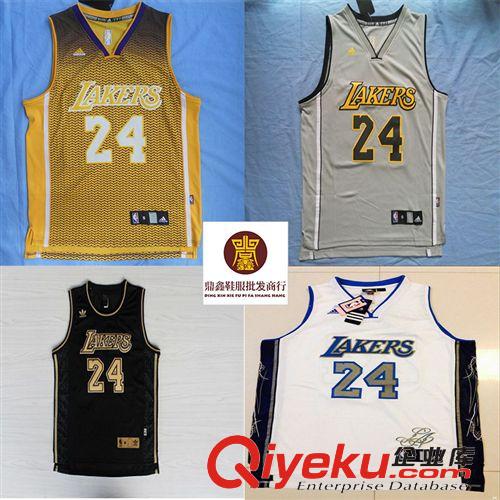 NBA經(jīng)典球衣 湖人隊(duì)24號科比金色特別款時尚球迷版新面料球衣簽名版球衣