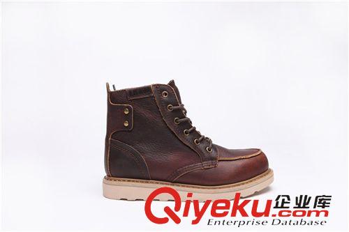 皮靴 頭層牛皮馬丁靴冬季保暖男士日系潮鞋休閑潮流戶外高幫工裝靴男