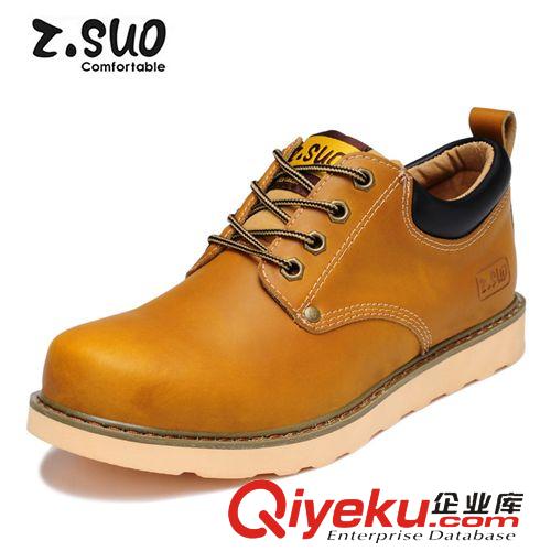 走索 走索2015新款男鞋英倫大頭皮鞋韓版潮男工裝鞋ZS135原始圖片2