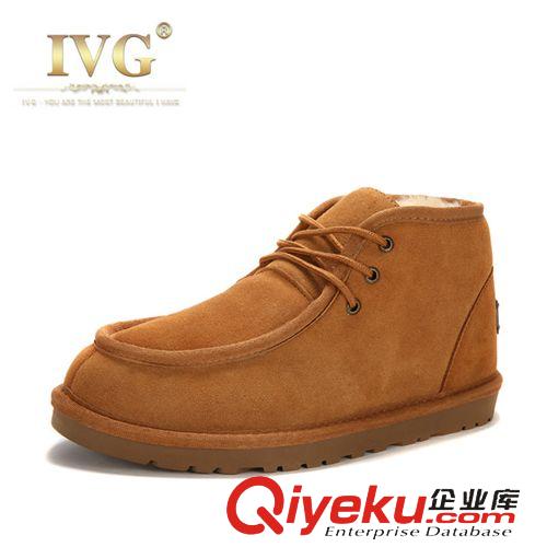 ivg IVG 2014冬季zp 貝克漢姆系帶雪地靴 男士低筒 zp短靴子批發
